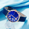Stylish Women's Quartz Bracelet Watch Set with Dainty Wheat Design
