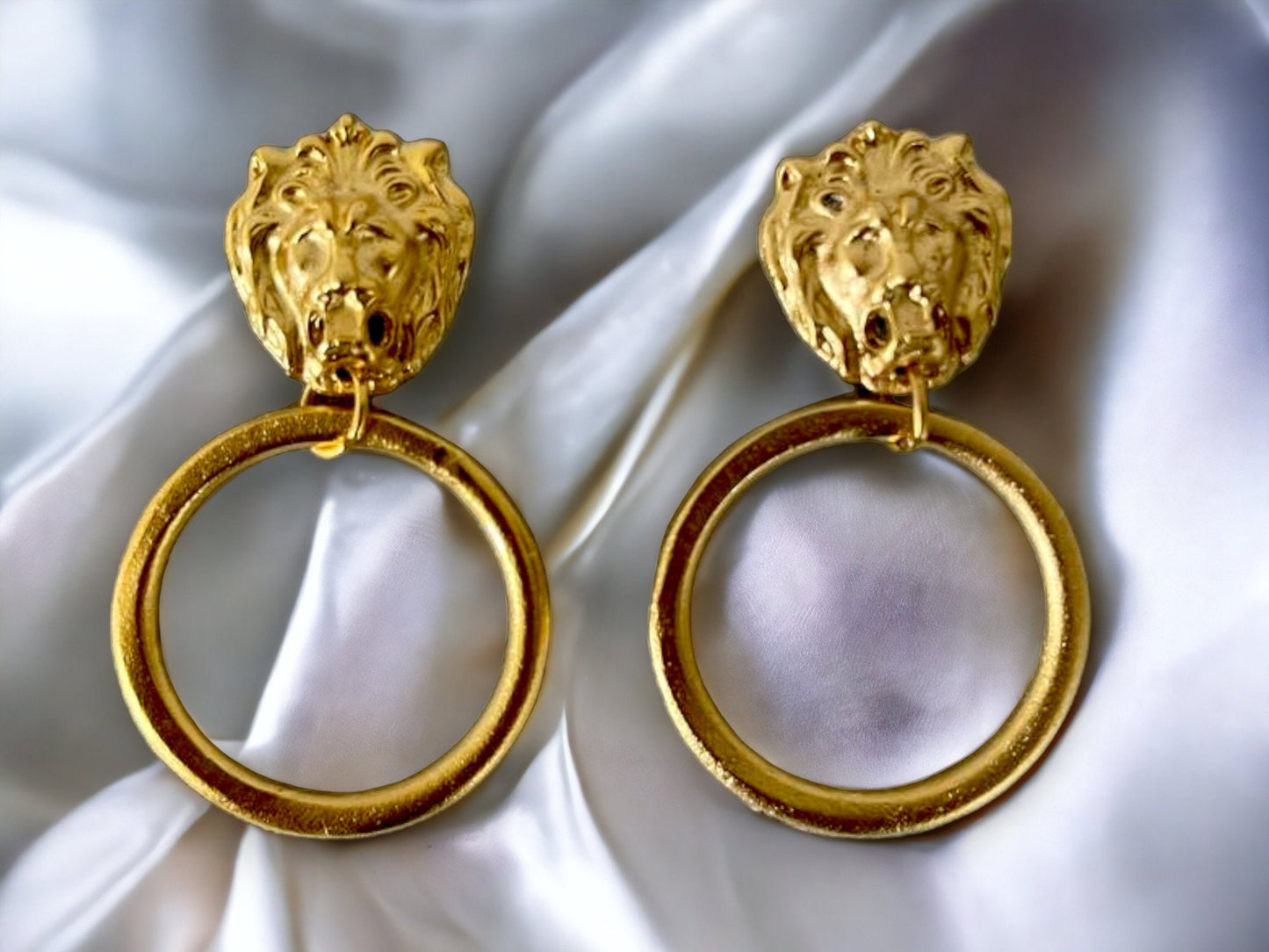 Gold Plated Pearl Hoop Earrings - Designer Handmade Geometric Unisex Jewelry, Handmade In Turkey - Glam Duchess