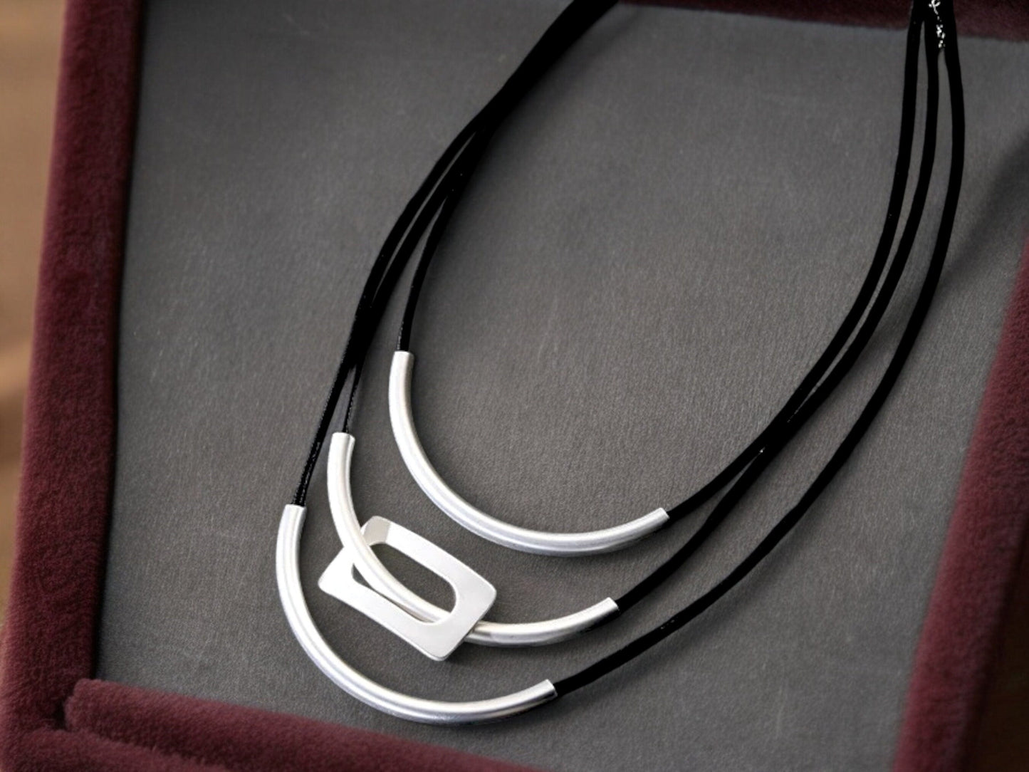 Chunky Layered Necklace - Modern Gold Silver Boho Jewelry Ideal Birthday Gift - Glam Duchess