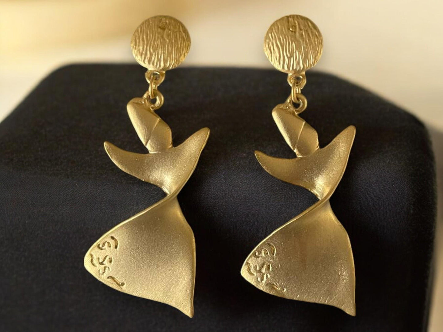 Sufi Dervish Earrings - Handmade 18K Gold-Plated Spiritual Jewelry, Handmade In Turkey - Glam Duchess