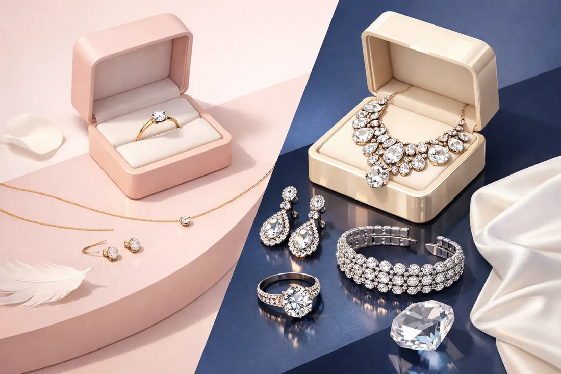 Minimalist vs Glam Bridal Jewelry: Which Fits You?