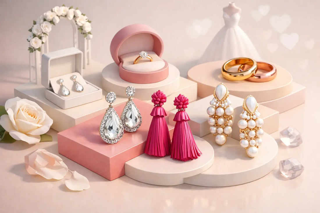 How to Choose Statement Earrings for Weddings