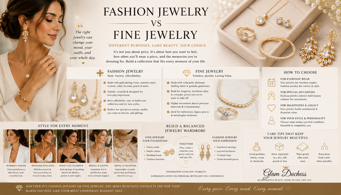 Fashion Jewelry vs Fine Jewelry Explained