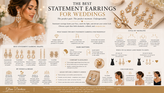 Best Statement Earrings for Weddings