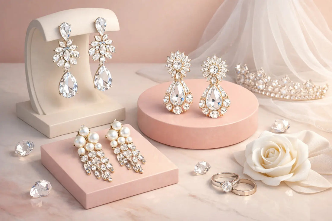 Statement Earrings for Brides That Truly Shine