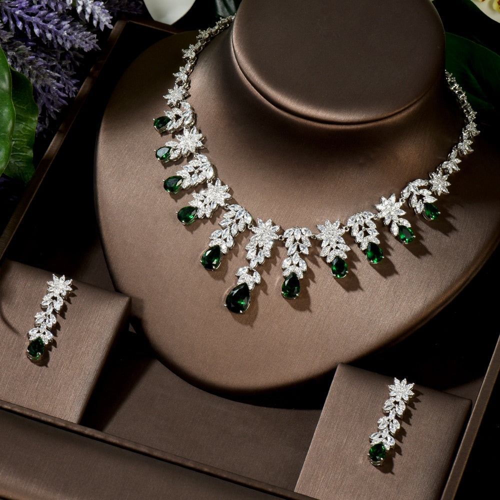 exquisite luxury wedding jewelry set