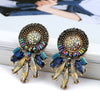 Load image into Gallery viewer, Boho Charm Vintage Round Dangle Earrings