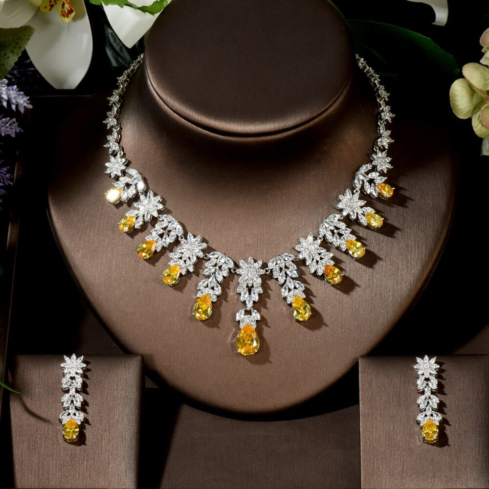 exquisite luxury wedding jewelry set