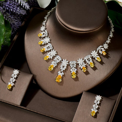 exquisite luxury wedding jewelry set