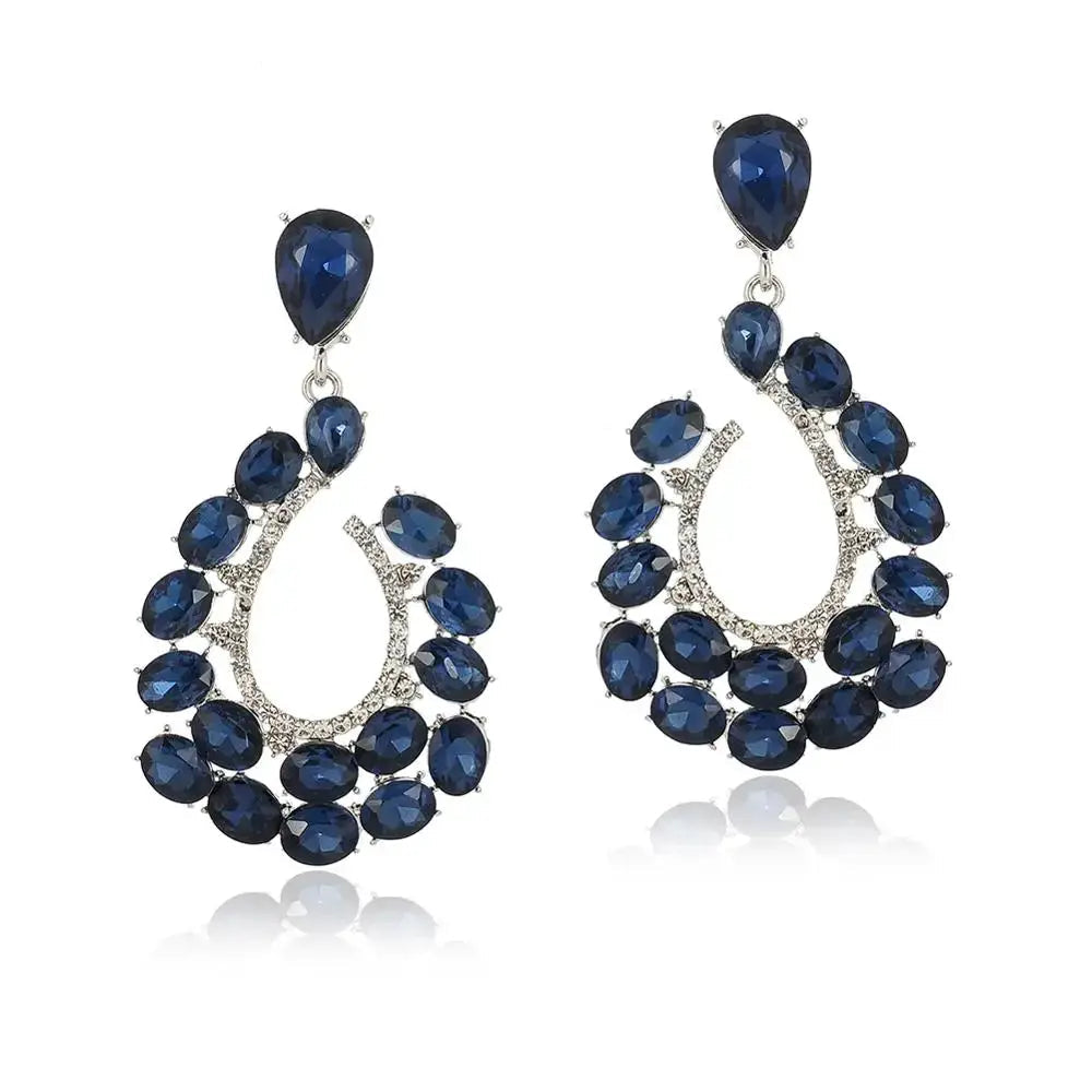 VEYO Classic Hollow Crystal Drop Earrings Luxury Symmetrical Earrings Fashion Jewelry For Woman High Quality - from Glam Duchess