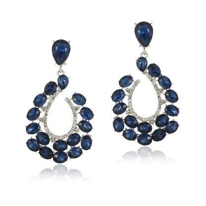 VEYO Classic Hollow Crystal Drop Earrings Luxury Symmetrical Earrings Fashion Jewelry For Woman High Quality - from Glam Duchess