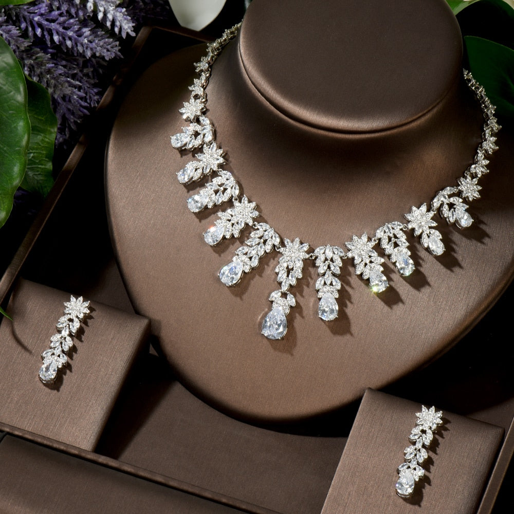 exquisite luxury wedding jewelry set