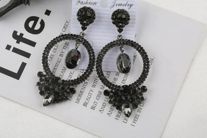 Regency Crystal Chandelier Earrings – detail view 6