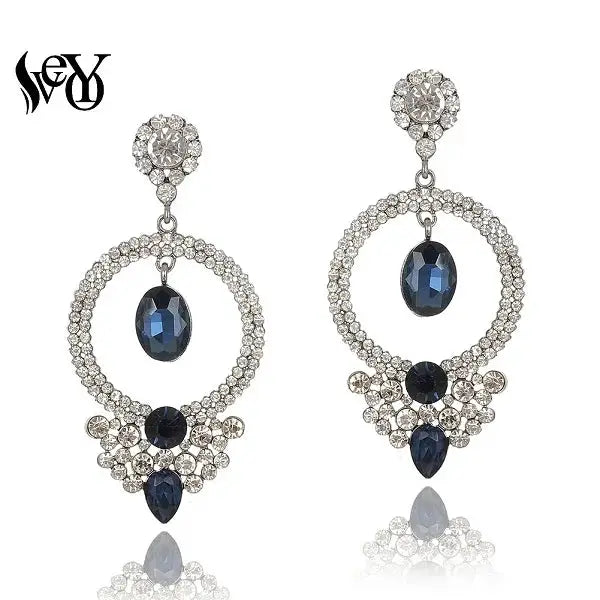 Regency Crystal Chandelier Earrings – detail view 7