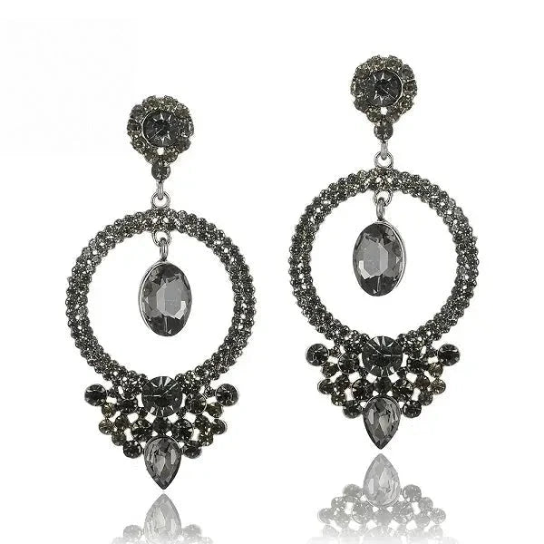 Regency Crystal Chandelier Earrings – detail view 8