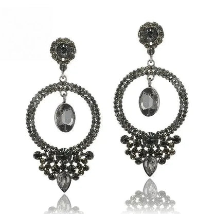 Regency Crystal Chandelier Earrings – detail view 8