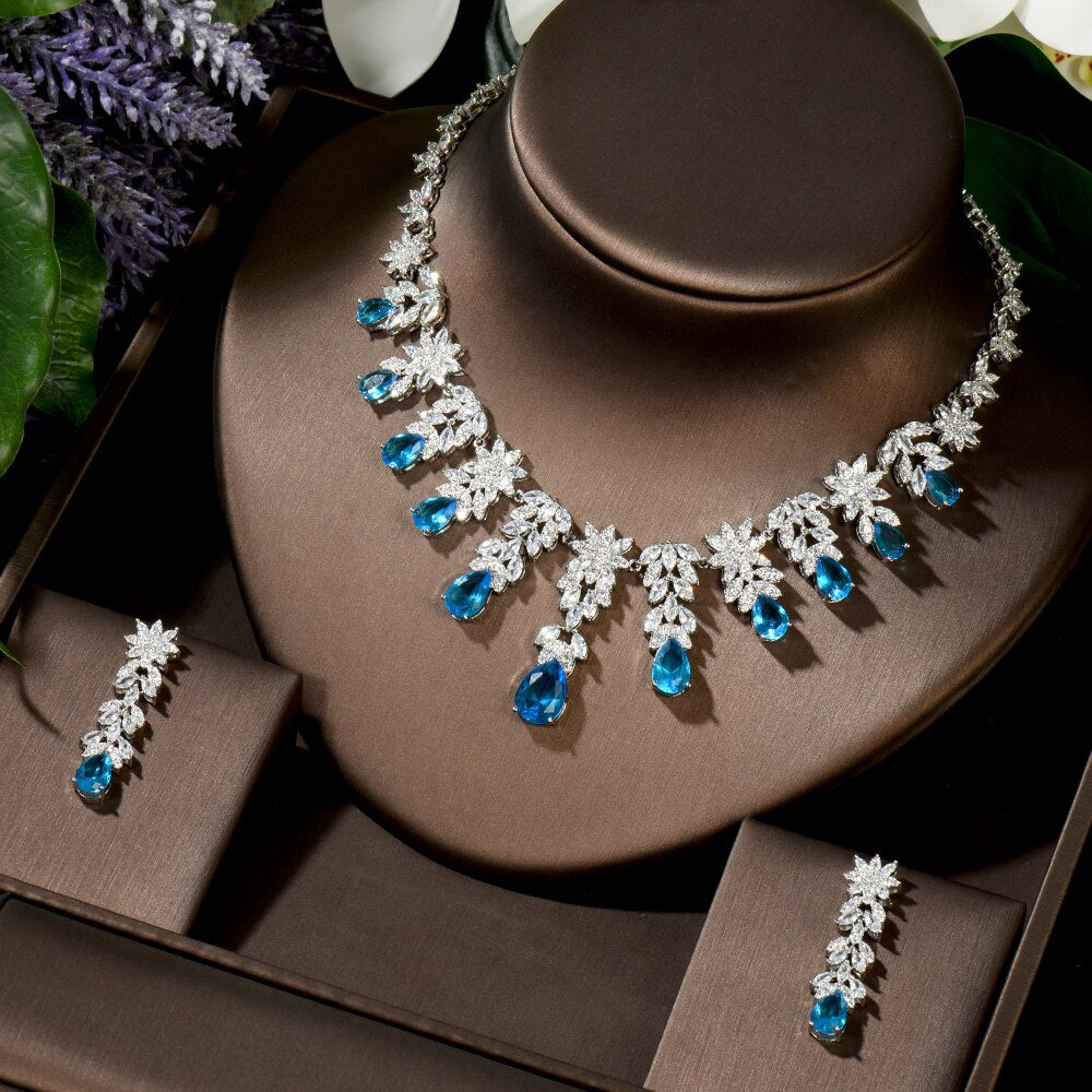 exquisite luxury wedding jewelry set