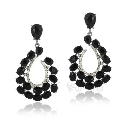 VEYO Classic Hollow Crystal Drop Earrings Luxury Symmetrical Earrings Fashion Jewelry For Woman High Quality - from Glam Duchess