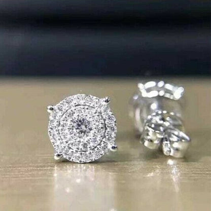 Exquisite Modern Cubic Zirconia Stud Earrings