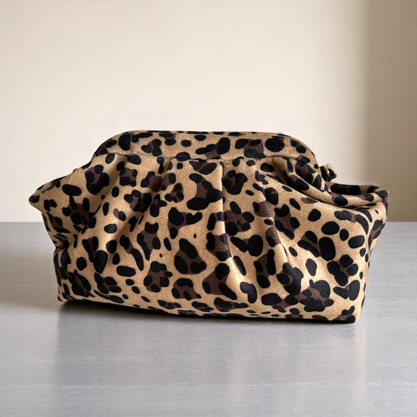 Artisan Leopard Luxe Handmade Clutch Bag
