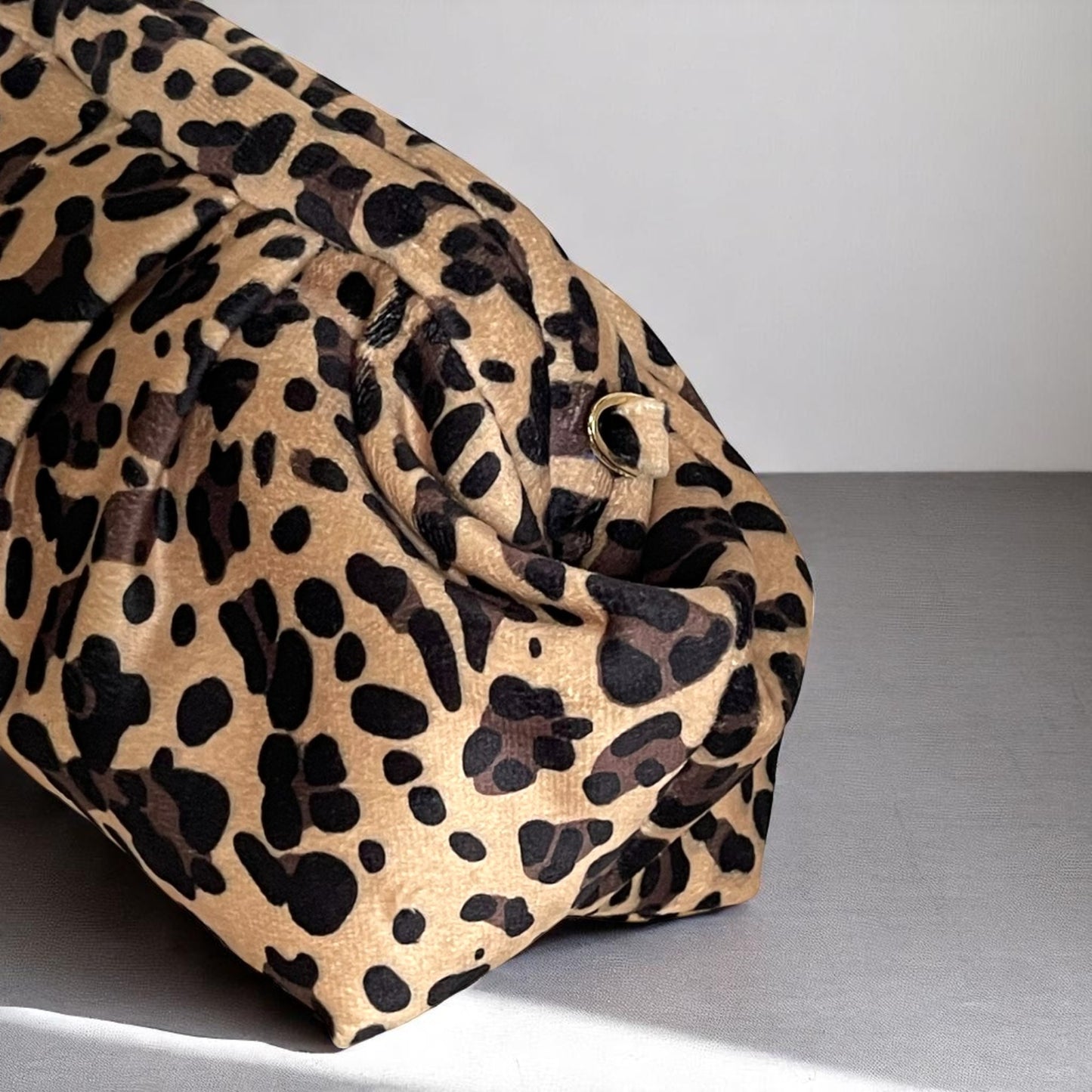 Artisan Leopard Luxe Handmade Clutch Bag