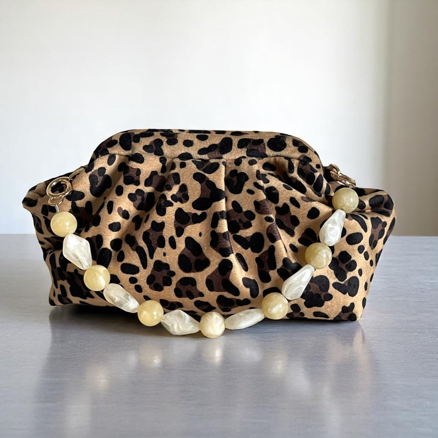 Artisan Leopard Luxe Handmade Clutch Bag