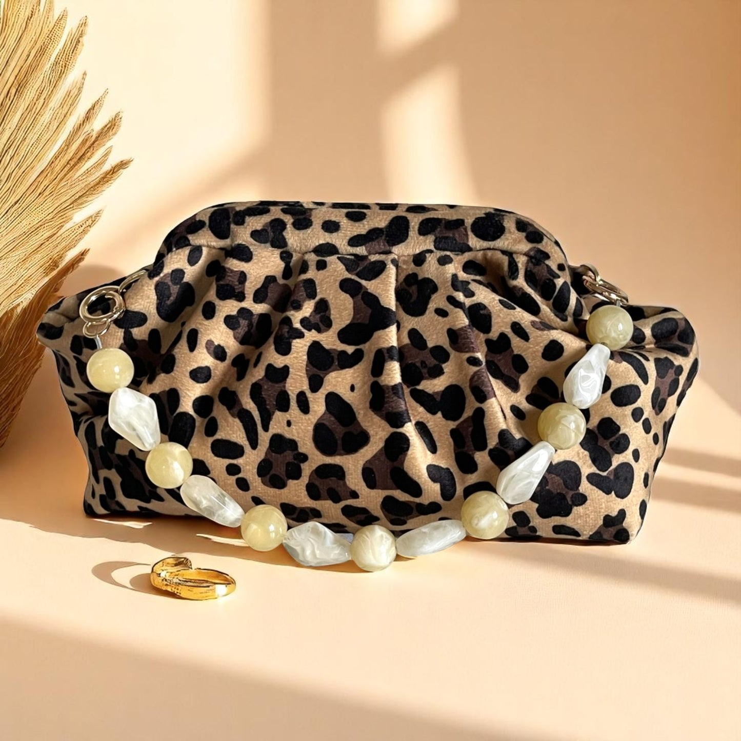 Artisan Leopard Luxe Handmade Clutch Bag