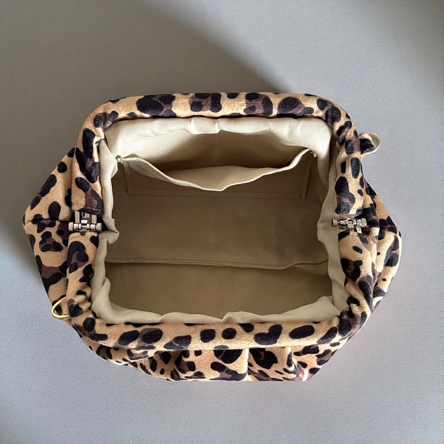 Artisan Leopard Luxe Handmade Clutch Bag