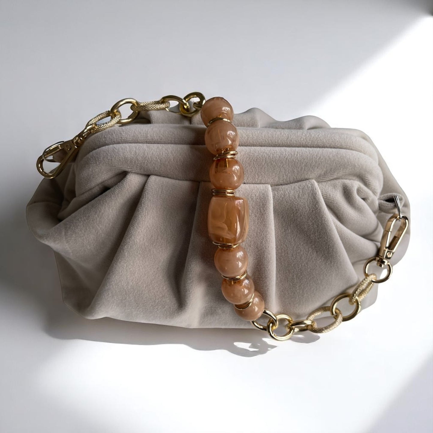 Artisan Minimalist Velvet Clutch Bag- Made in Turkiye