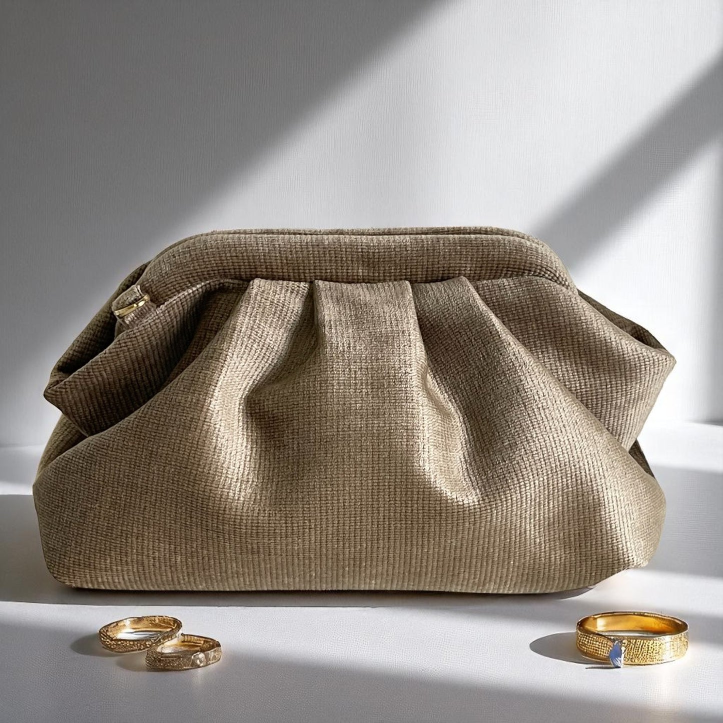 Sahara Glow Handmade Clutch Bag