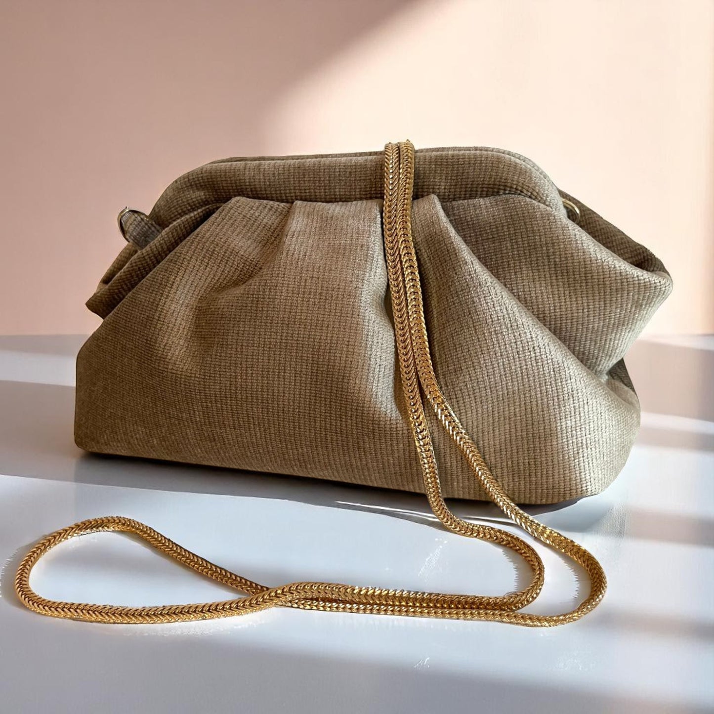 Sahara Glow Handmade Clutch Bag