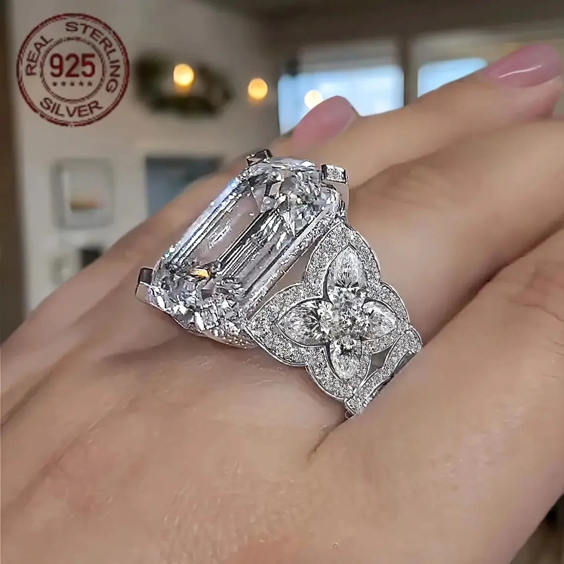 Mariposa Oval Zircon Ring – Glam Duchess