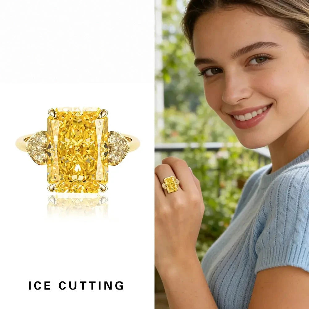 Prism Ice-Cut Adjustable Statement Ring – detail view 8