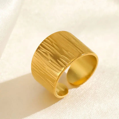 316L Stainless Steel Gold Rings Set