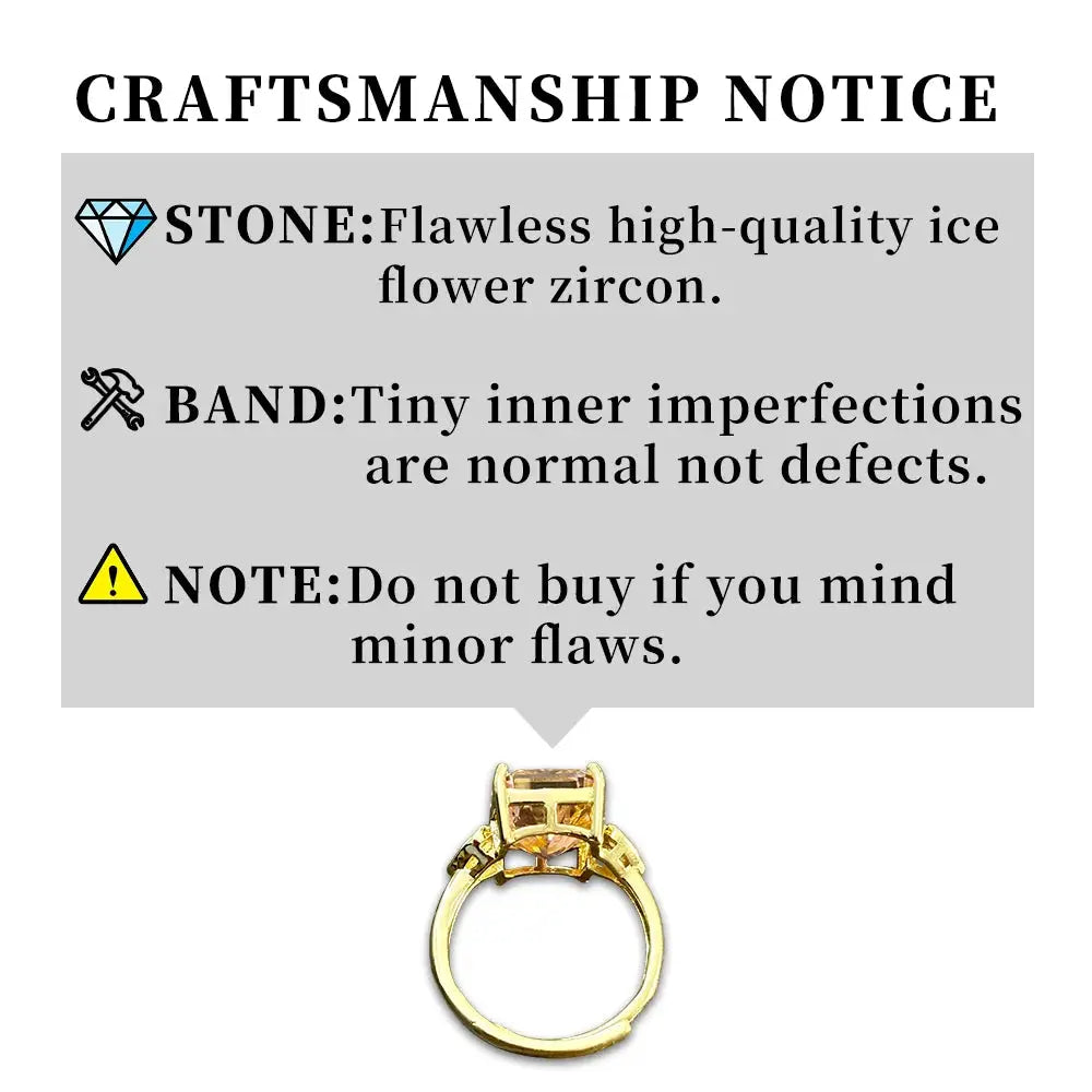 Prism Ice-Cut Adjustable Statement Ring – detail view 6