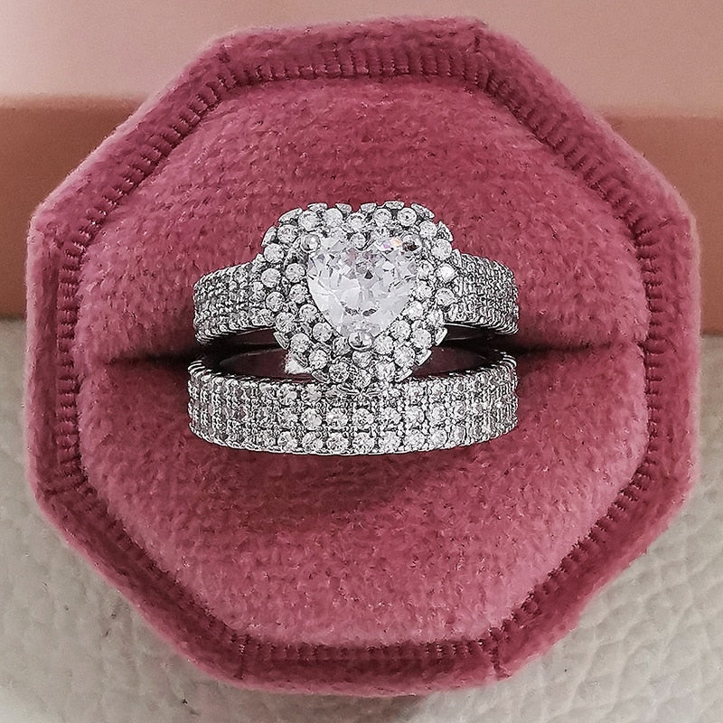 Luxurious Cubic Zirconia Bridal Ring
 Experience Timeless Elegance with Our Cubic Zirconia Luxury Wedding Ring
 Embrace classic sophistication with our exquisite cubic zirconia wedding ring. Crafted toGlam DuchessGlam DuchessLuxurious Cubic Zirconia Bridal Ring