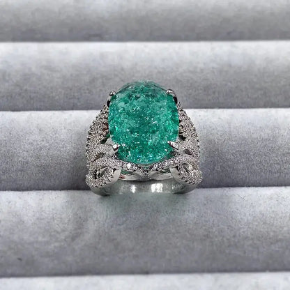 Aurora Color Zircon Ring Collection – detail view 5