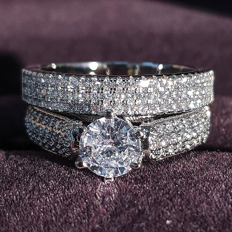 Luxurious Cubic Zirconia Bridal Ring
 Experience Timeless Elegance with Our Cubic Zirconia Luxury Wedding Ring
 Embrace classic sophistication with our exquisite cubic zirconia wedding ring. Crafted toGlam DuchessGlam DuchessLuxurious Cubic Zirconia Bridal Ring