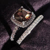 Luxurious Cubic Zirconia Bridal Ring