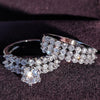Luxurious Cubic Zirconia Bridal Ring