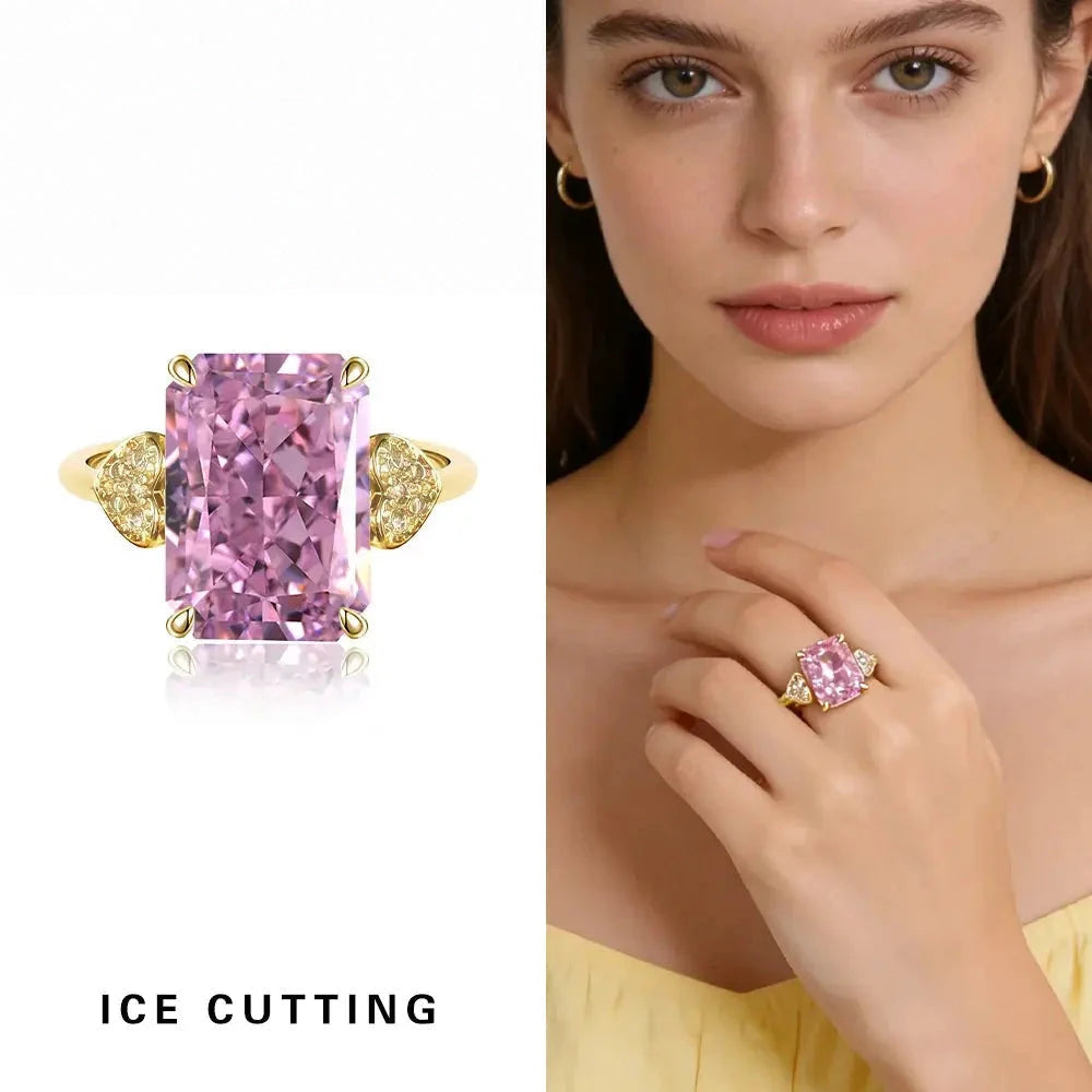 Prism Ice-Cut Adjustable Statement Ring – detail view 13