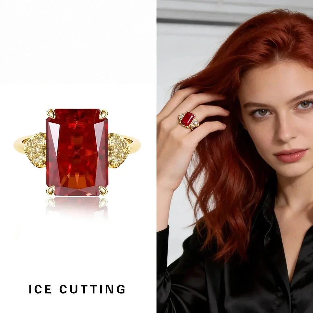 Prism Ice-Cut Adjustable Statement Ring – detail view 18