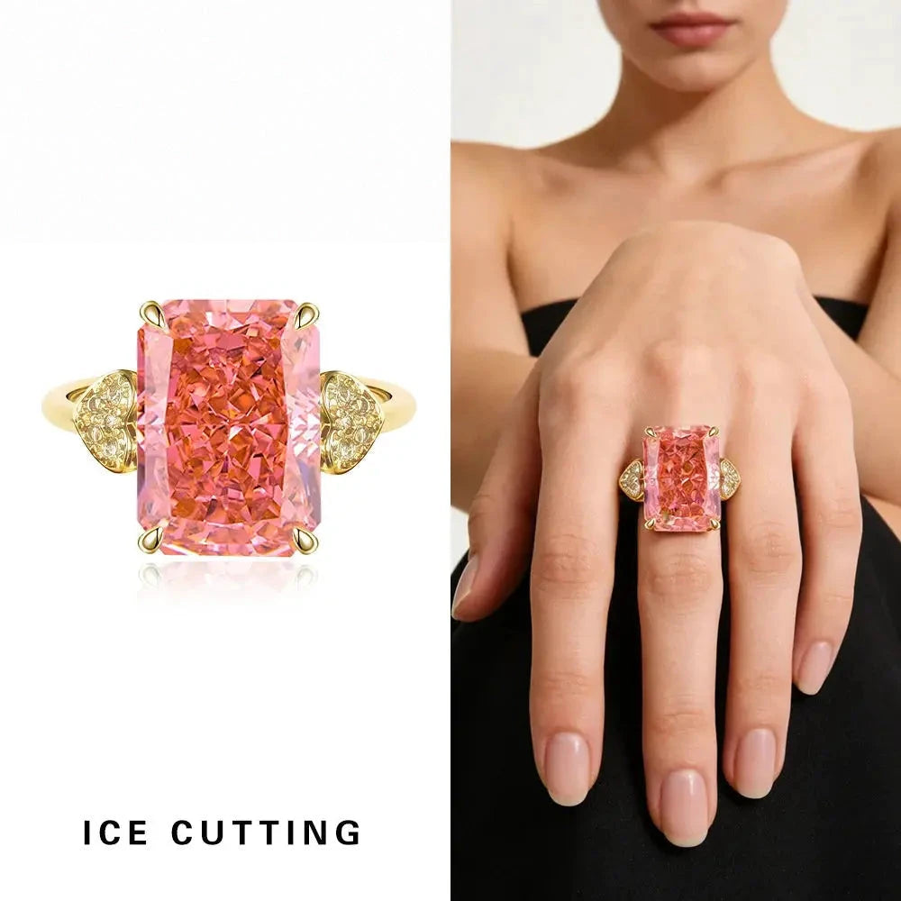 Prism Ice-Cut Adjustable Statement Ring – detail view 11