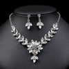 Load image into Gallery viewer, Exquisite Vintage Bridal Jewelry Set with Necklace and Earrings