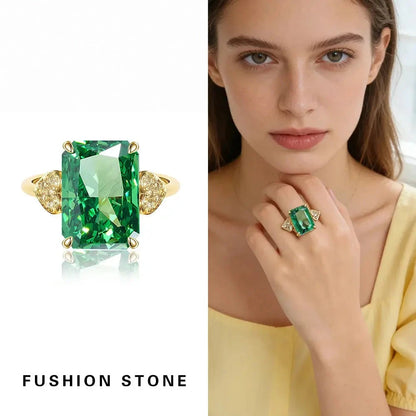 Prism Ice-Cut Adjustable Statement Ring – detail view 19