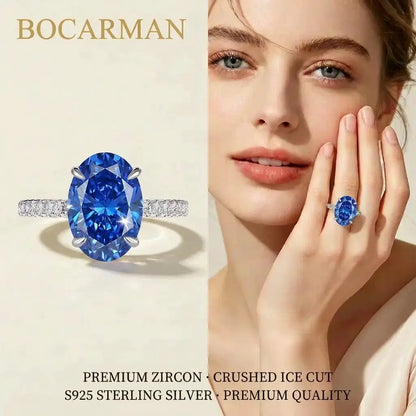 Celestia Oval Zircon Statement Ring – detail view 19