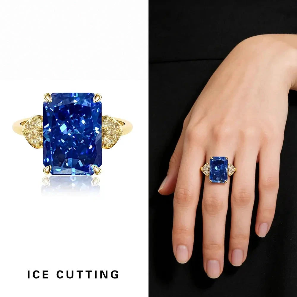 Prism Ice-Cut Adjustable Statement Ring – detail view 15