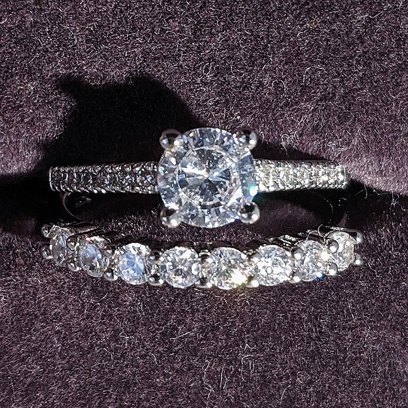 Luxurious Cubic Zirconia Bridal Ring
 Experience Timeless Elegance with Our Cubic Zirconia Luxury Wedding Ring
 Embrace classic sophistication with our exquisite cubic zirconia wedding ring. Crafted toGlam DuchessGlam DuchessLuxurious Cubic Zirconia Bridal Ring