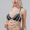Pearl Body Chain Necklace Shawl Shoulder Jewelry