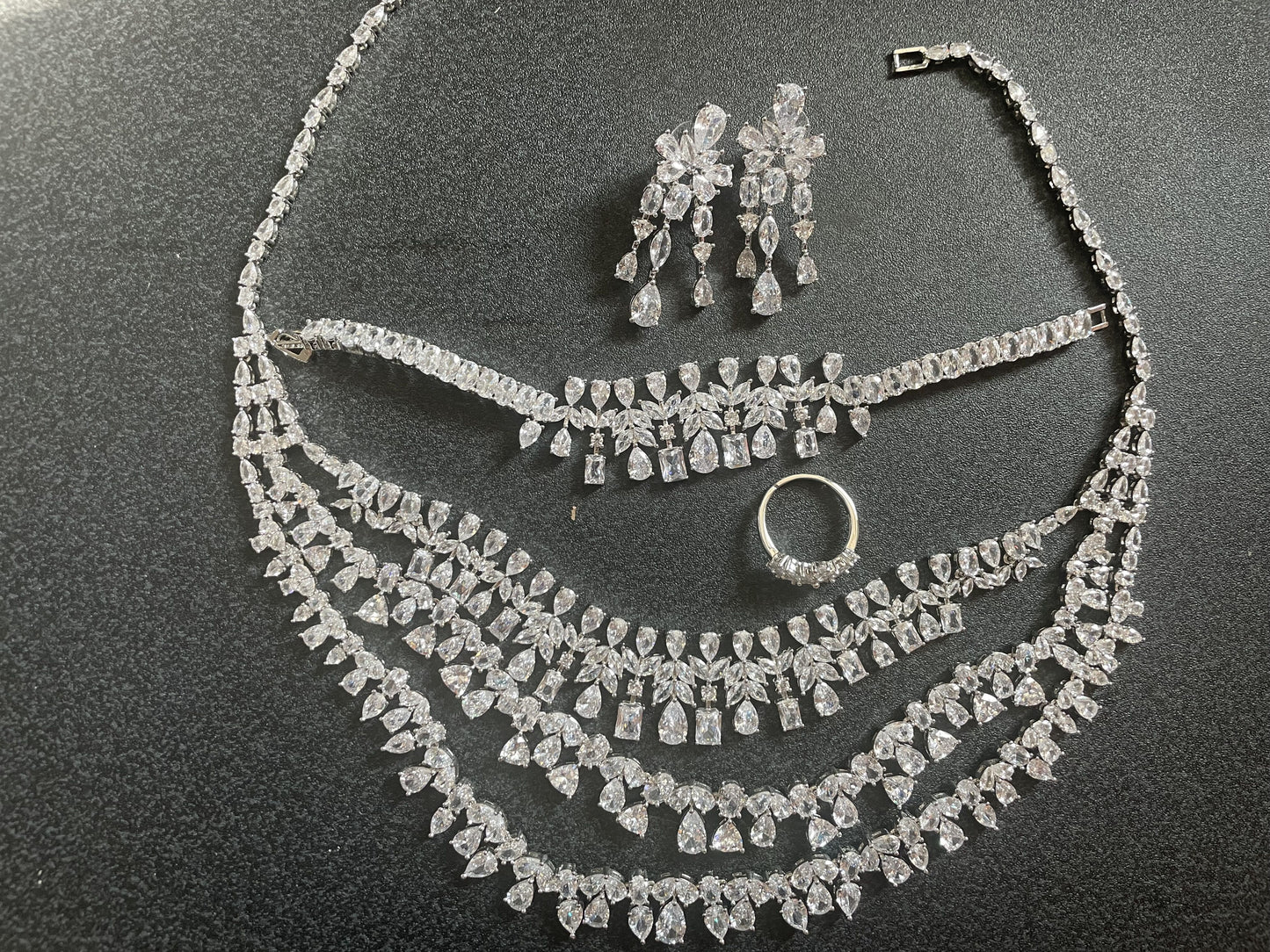 Zirconia Bridal Jewelry Set